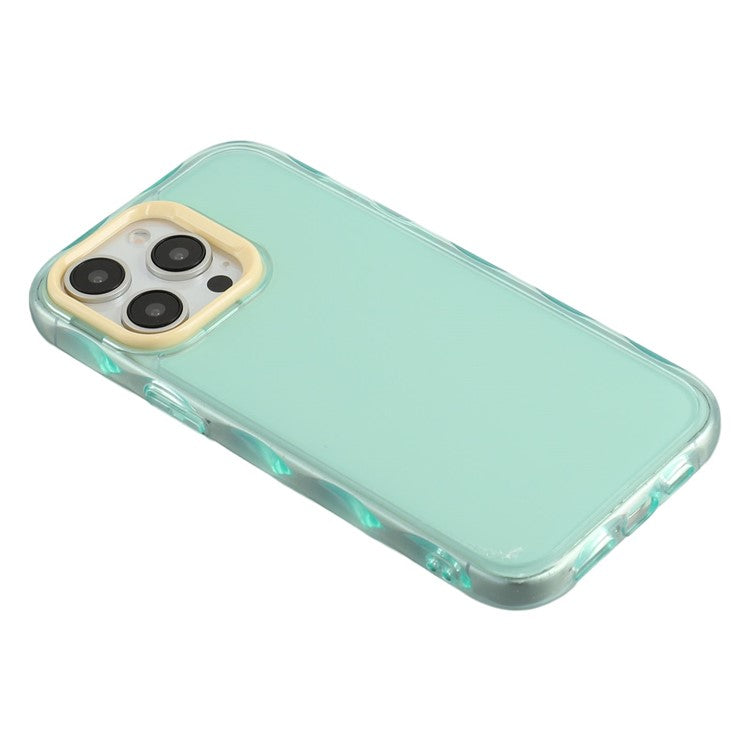 For iPhone 14 Pro Max Case Inner Wave Pattern TPU + Acrylic Phone Cover - TechGearPal