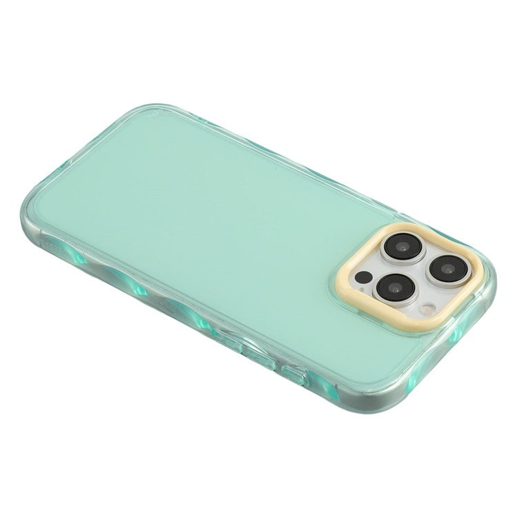 For iPhone 14 Pro Max Case Inner Wave Pattern TPU + Acrylic Phone Cover - TechGearPal