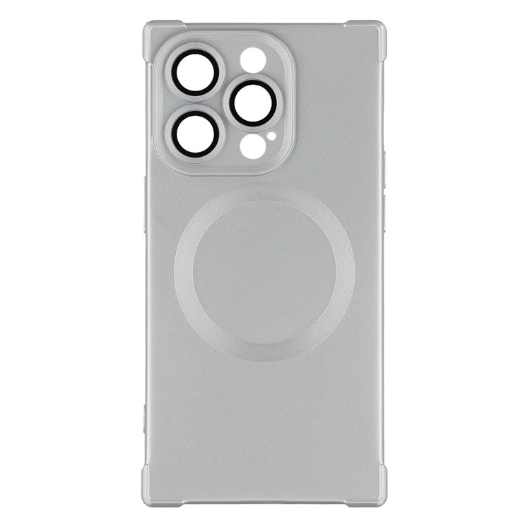 For iPhone 14 Pro Max Case Compatible with MagSafe Straight Edge TPU Phone Cover with Camera Lens Protector - TechGearPal