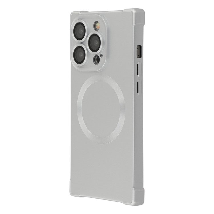 For iPhone 14 Pro Max Case Compatible with MagSafe Straight Edge TPU Phone Cover with Camera Lens Protector - TechGearPal