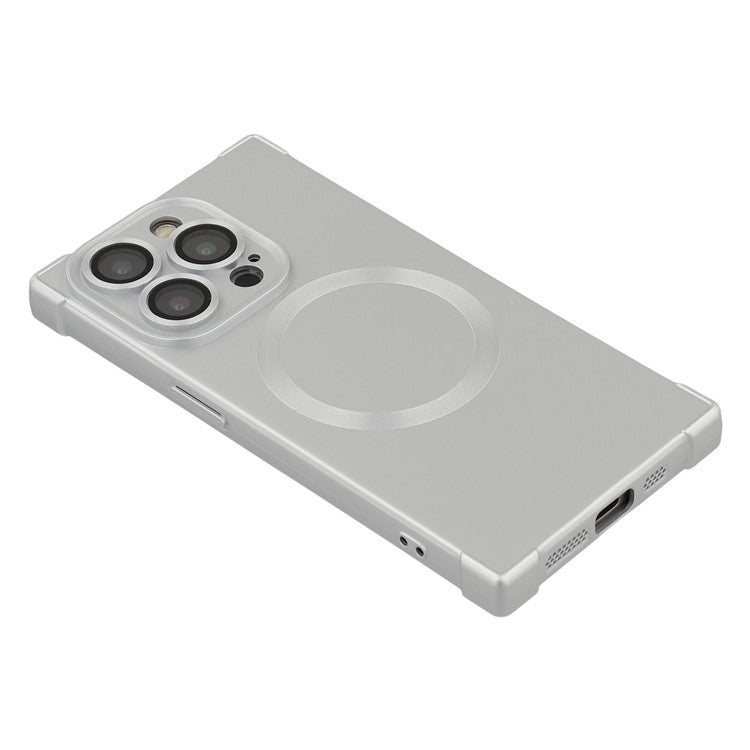 For iPhone 14 Pro Max Case Compatible with MagSafe Straight Edge TPU Phone Cover with Camera Lens Protector - TechGearPal