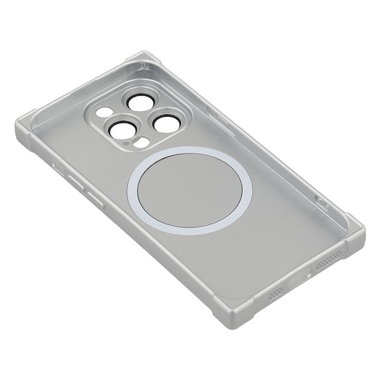 For iPhone 14 Pro Max Case Compatible with MagSafe Straight Edge TPU Phone Cover with Camera Lens Protector - TechGearPal