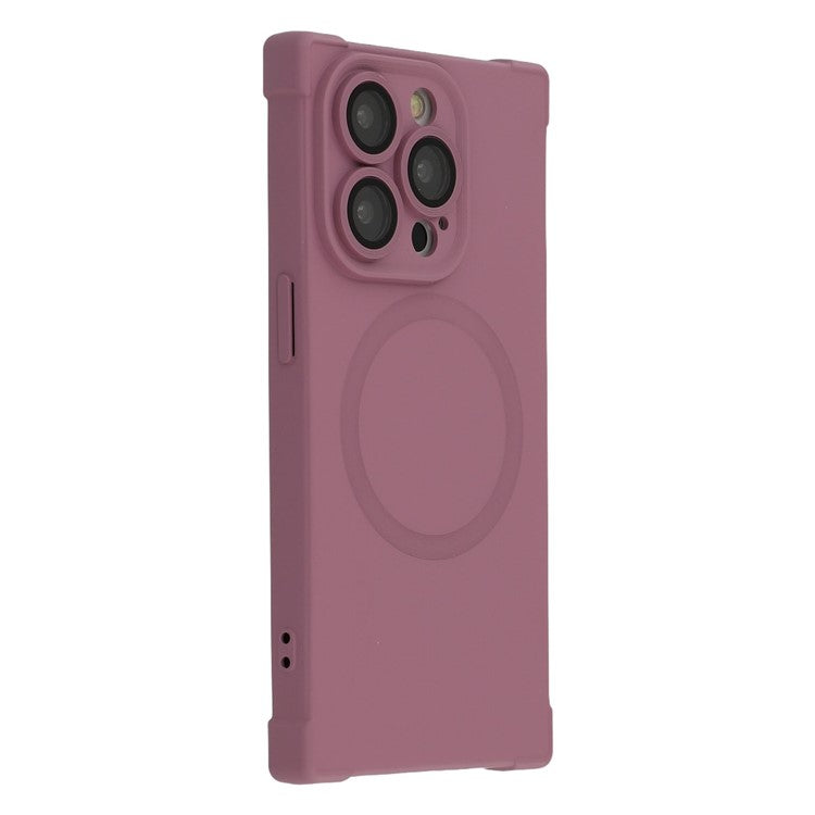 For iPhone 14 Pro Max Case Compatible with MagSafe Straight Edge TPU Phone Cover with Camera Lens Protector - TechGearPal