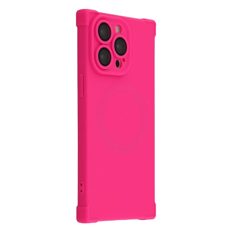 For iPhone 14 Pro Max Case Compatible with MagSafe Straight Edge TPU Phone Cover with Camera Lens Protector - TechGearPal