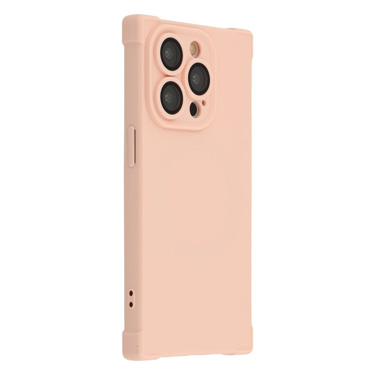 For iPhone 14 Pro Max Case Compatible with MagSafe Straight Edge TPU Phone Cover with Camera Lens Protector - TechGearPal