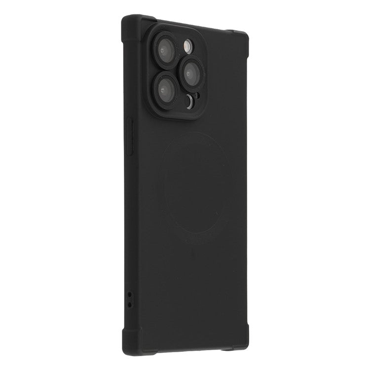 For iPhone 14 Pro Max Case Compatible with MagSafe Straight Edge TPU Phone Cover with Camera Lens Protector - TechGearPal