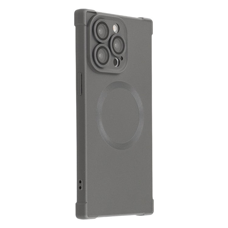 For iPhone 14 Pro Max Case Compatible with MagSafe Straight Edge TPU Phone Cover with Camera Lens Protector - TechGearPal