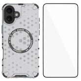 For iPhone 16 Phone Case Compatible with MagSafe WANLONFENG FC Series with Tempered Glass (Big Lens Hole) - TechGearPal