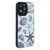 For iPhone 13 Pro Case Starfish Shells Pattern Shockproof TPU Phone Back Cover - TechGearPal