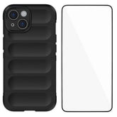 For iPhone 14 TPU Case WANLONFENG HD Series Anti Slip Phone Cover with Tempered Glass - TechGearPal