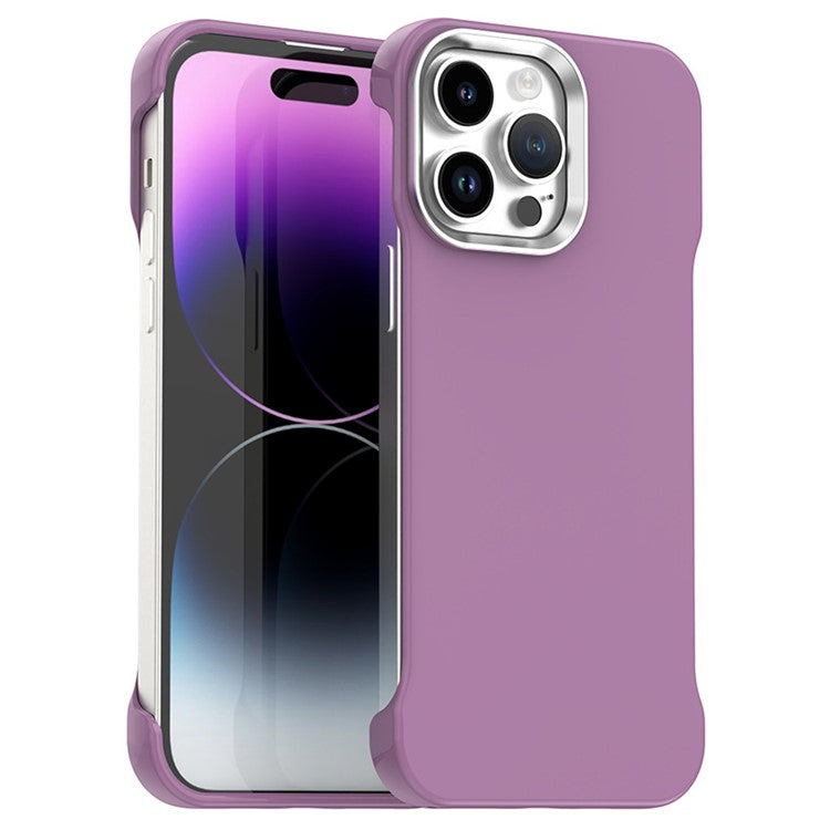 For iPhone 14 Pro Magnetic Case Frameless Ultra Thin TPU + PET Phone Cover Reinforced Corners - TechGearPal