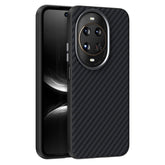 Coque ABEEL pour Huawei Nova 14 Ultra 5G compatible avec MagSafe, coque arrière texturée en fibre de carbone