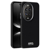 Coque ABEEL pour Huawei Nova 14 Ultra 5G compatible avec MagSafe, étui en cuir imprimé PC TPU et alliage d'aluminium