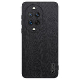Coque Huawei Nova 14 Pro 5G en cuir synthétique avec revêtement en TPU et texture bois