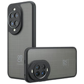 Coque pour Huawei Nova 14 Ultra 5G, coque de téléphone mate en TPU et PC, transparente, noire