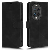 Étui portefeuille en cuir à rabat pour Huawei Nova 14 Pro 5G, effet peau de pêche, anti-chute