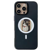 Coque magnétique pour iPhone 16 Pro Max, 4 couleurs, NFC, personnalisable, écran rond, encre électronique