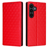 Für Samsung Galaxy S25 FE Hülle Brieftasche Rhombus Aufgedruckte Leder Telefonabdeckung