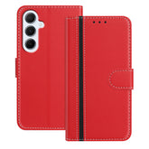 For Samsung Galaxy A17 5G / A17 4G / A26 5G Phone Cases Wallet Stand Color Splicing Leather Cover with Magnetic Clasp - TechGearPal