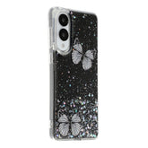 For Samsung Galaxy S25 Edge Case Epoxy PVC Butterfly TPU Aesthetics Phone Cover - TechGearPal
