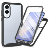 Transparente Hülle für Samsung Galaxy S25 Edge PC + TPU-Telefonrückseite mit PET-Bildschirmfolie