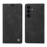 For Samsung Galaxy S25 FE Leather Cover YIKATU YK-004 Skin-Touch Wallet Phone Cases - TechGearPal