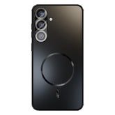 Coque magnétique ABEEL pour Samsung Galaxy S25+, coque arrière mate en TPU et PC refroidissante avec film pour objectif