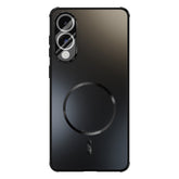 ABEEL For Samsung Galaxy S25 Edge Magnetic Case TPU PC Cooling Matte Phone Back Cover with Lens Film - TechGearPal