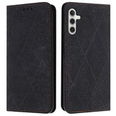 For Samsung Galaxy S25 FE Case Imprinted Flower Wallet Stand Leather Phone Cover