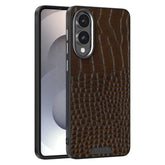 ABEEL For Samsung Galaxy S25 Edge Case Compatible with MagSafe Crocodile Texture Micro-Embossing Back Cover