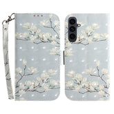 For Samsung Galaxy S25 FE Case Pattern Printing Leather Wallet Phone Cover with Wrist Strap - TechGearPal