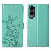 Für Samsung Galaxy S25 Edge Brieftasche Hülle Schmetterling Blumenaufdruck PU Leder Handyhülle mit Handschlaufe