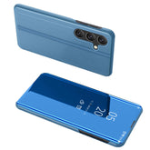 For Samsung Galaxy S25 FE Case View Window Stand Leather Flip Phone Cover - TechGearPal