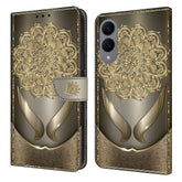 For Samsung Galaxy S25 Edge Wallet Case Pattern Printing PU Leather Flip Stand Phone Cover - TechGearPal