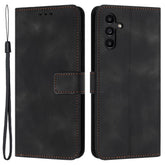 For Samsung Galaxy S25 FE Case Solid Color Leather Wallet Protective Phone Cover