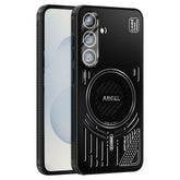 Coque magnétique ABEEL pour Samsung Galaxy S25, alliage d'aluminium + PC + TPU, coque creuse à dissipation thermique