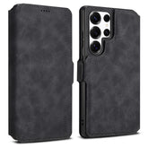 DENIOR B06 For Samsung Galaxy S25 Ultra Case Magnetic Detachable Wallet Stand Leather + TPU Phone Cover