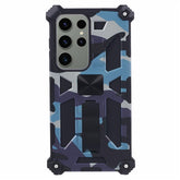 For Samsung Galaxy S25 Ultra Case Kickstand PC + TPU Camouflage Military Grade Phone Cover