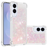 For Samsung Galaxy S25 Edge TPU Case Glitter Quicksand Shockproof Phone Back Cover