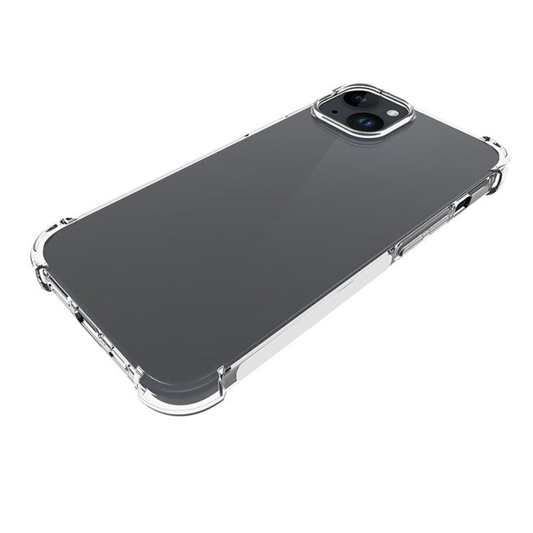 For iPhone 15 Super Clear TPU Cell Phone Case Non-Slip Anti-Dust Mobile Phone Back Cover Shell - TechGearPal
