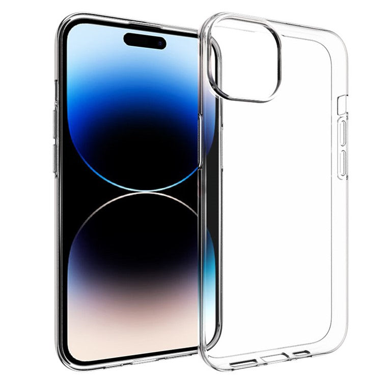 For iPhone 15 Glossy Waterproof TPU Cell Phone Case Shockproof Anti-Dust Mobile Phone Cover Shell - TechGearPal
