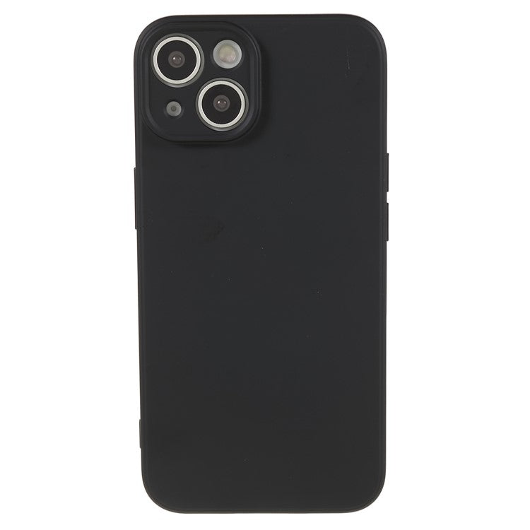 Fiber Lining Shell for iPhone 15 Candy Color Anti-Drop TPU Phone Case Rubberized Phone Cover - TechGearPal