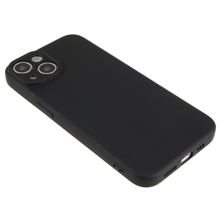 Fiber Lining Shell for iPhone 15 Candy Color Anti-Drop TPU Phone Case Rubberized Phone Cover - TechGearPal