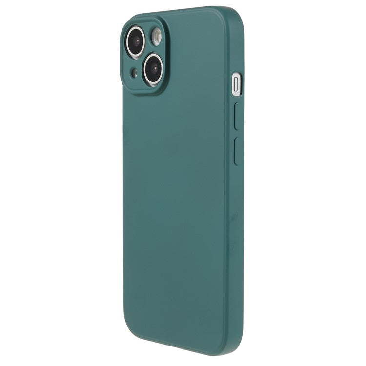 Fiber Lining Shell for iPhone 15 Candy Color Anti-Drop TPU Phone Case Rubberized Phone Cover - TechGearPal