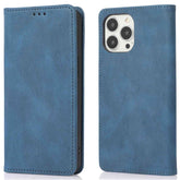 For iPhone 15 Pro Max PU Leather Wallet Phone Case Magnetic Closing Anti-drop Stand Cover - TechGearPal