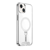 WIWU FYY-014 For iPhone 15 Plus Kickstand Case Compatible with MagSafe PC Clear Phone Cove - TechGearPal