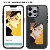 E Ink Case for iPhone 13 Pro Max 4-Color NFC Projection DIY Screen Display Phone Cove - TechGearPal
