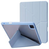 For iPad Pro 11 (2024) Case Origami Stand Leather Smart Cover with Pen Holder