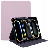 X-LEVEL For iPad Pro 11 (2024) Case PU Leather Auto Wake / Sleep Cover with Pencil Holder Litchi Texture