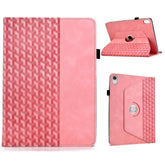 For iPad (2025) / 10.9 (2022) Case Rotating Stand Building Block Imprinted Leather Tablet Cover